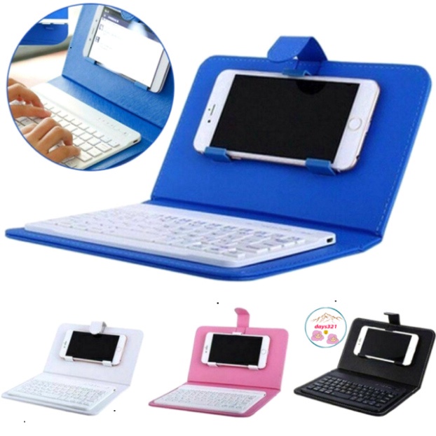 Bao da kèm keyboard không dây bằng chất liệu da PU cho máy vi tính bảng Android / WIN 10" 7inch