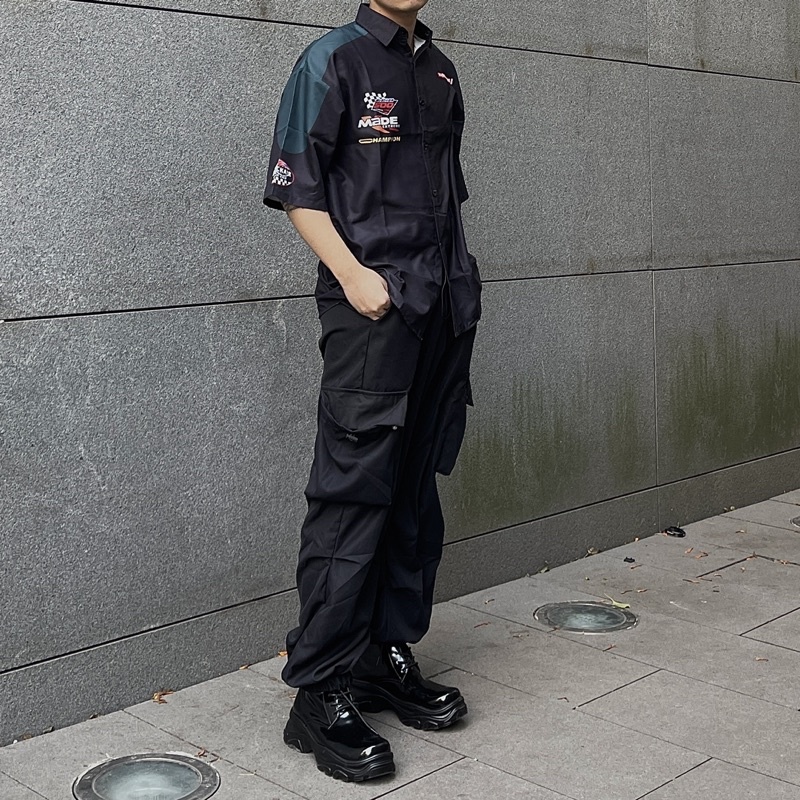 Quần Pant  túi hộp vải dù unisex nam nữ  QKK2