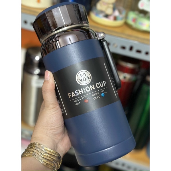 Bình Nước Giữ Nhiệt Bằng Thép Không Gỉ Dung Tích 1300ml