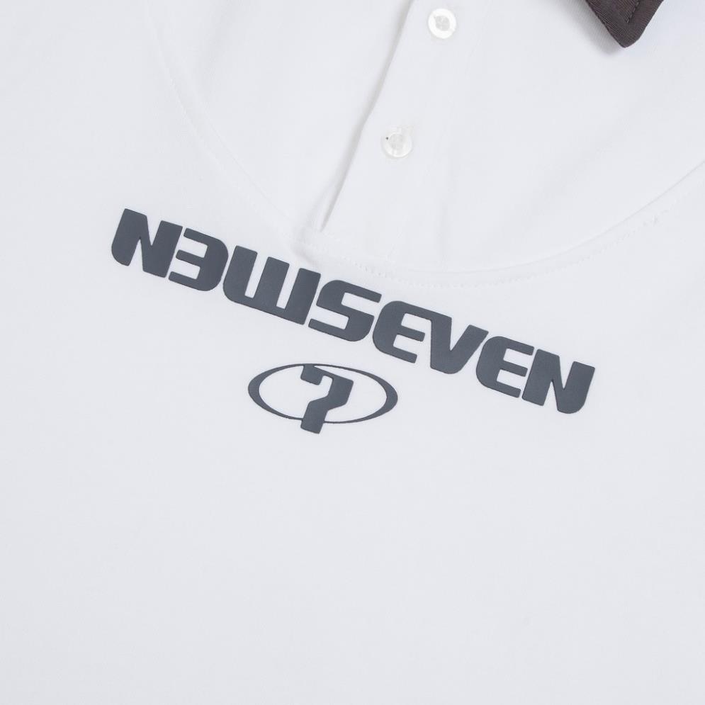 Áo Polo Local Brand NEWSEVEN Pitying PL.134, Áo polo oversize phối màu năng động SGZBR