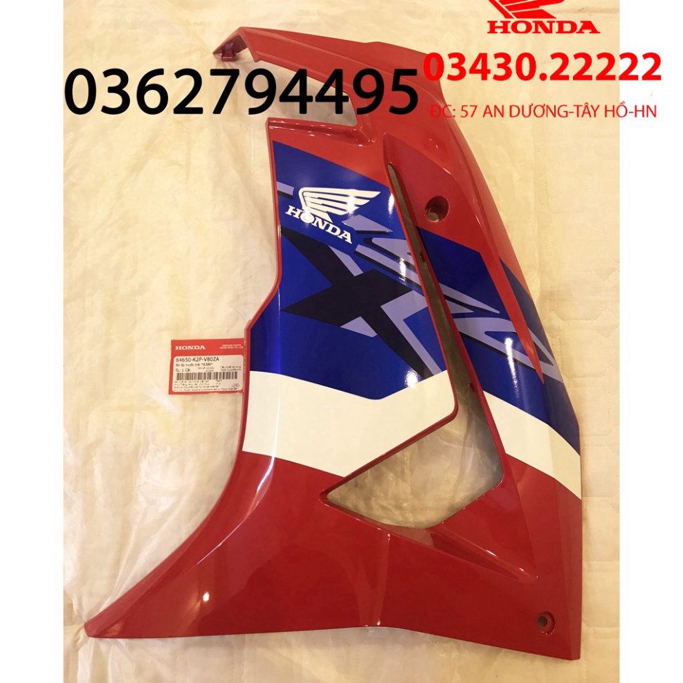 Dàn Áo Winner X V3 2022 Đỏ HRC  Zin chính hãng Honda