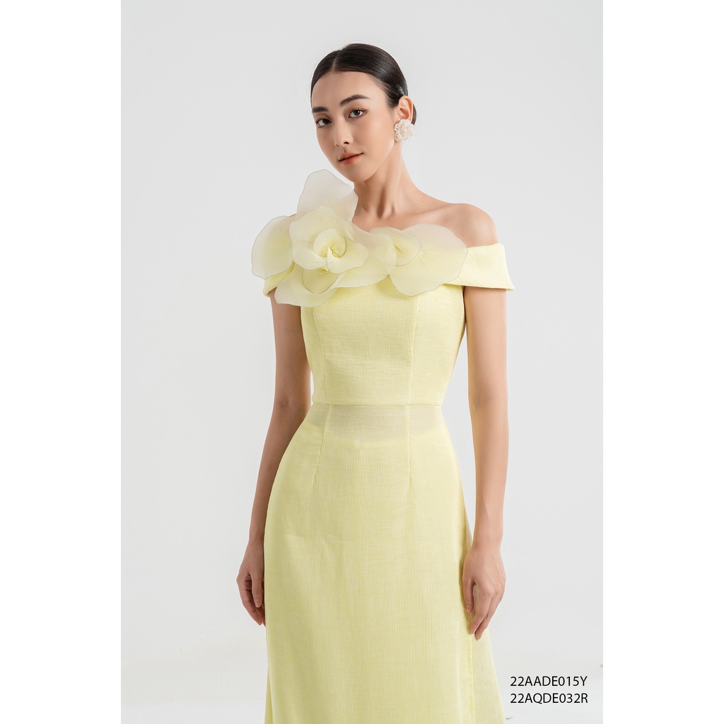 Quần dài nữ nhung tăm ống suông rộng Eva de Eva 22AQDE032R