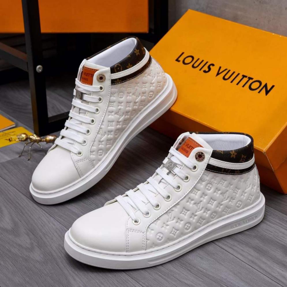 Giày thể thao nam cao cấp ,Giầy thể thao Louis Vuitton Cổ Cao siêu đẹp sang trọng, lịch sự, tạo phong thái tự tin