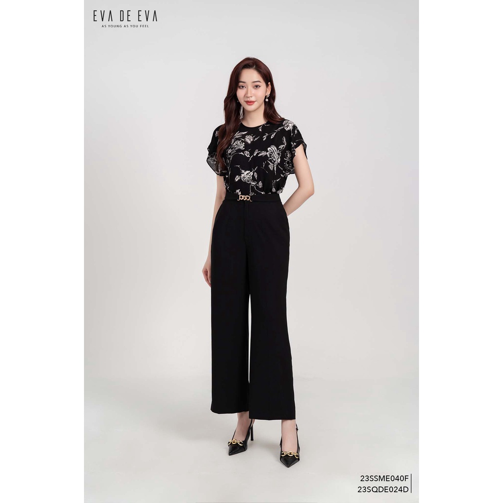 Quần dài nữ ống suông Eva de Eva 23SQDE024D