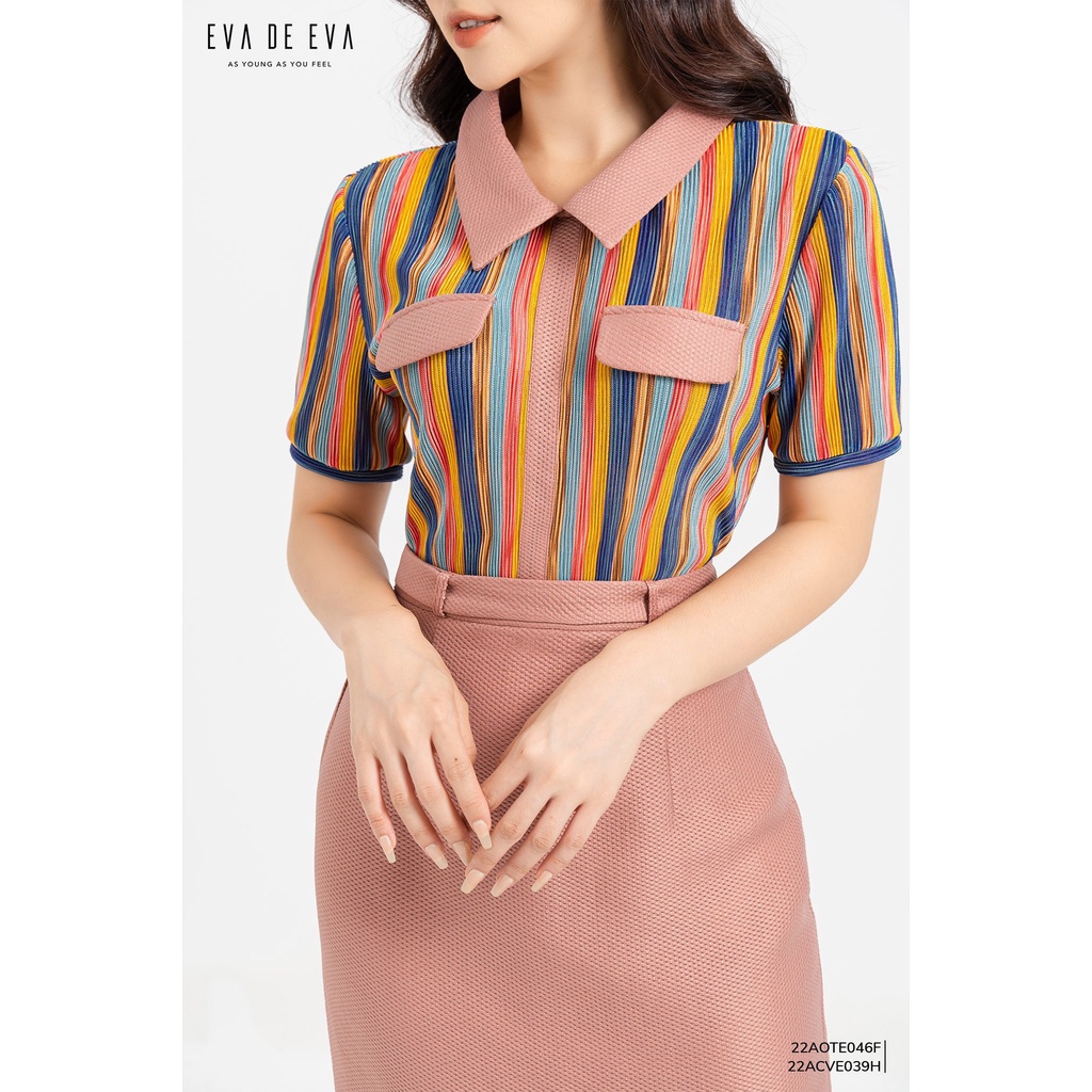 Chân váy midi dáng dài Eva de Eva 22ACVE039H