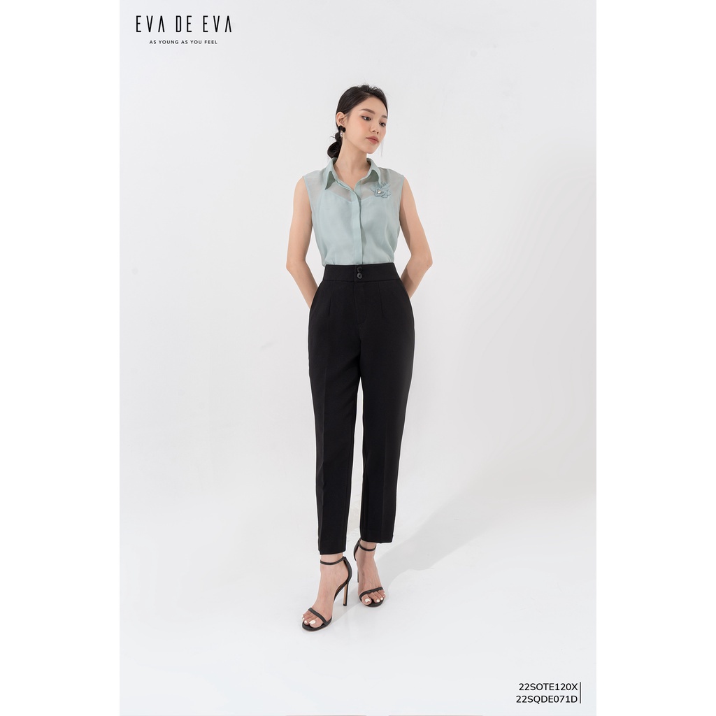 Quần dài nữ ống đứng Eva de Eva 22SQDE071D