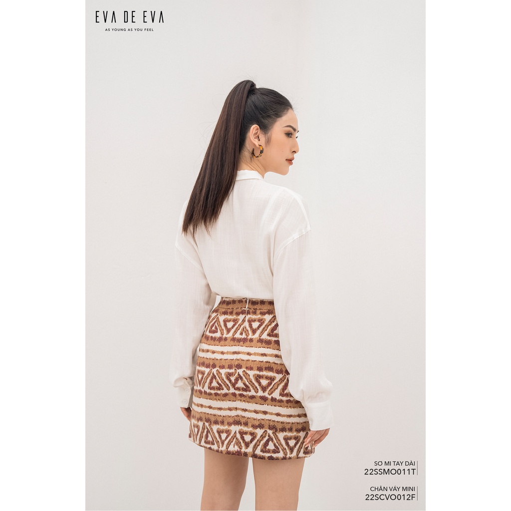 Chân váy ngắn chữ A LADY ME by Eva de Eva 22SCVO012F