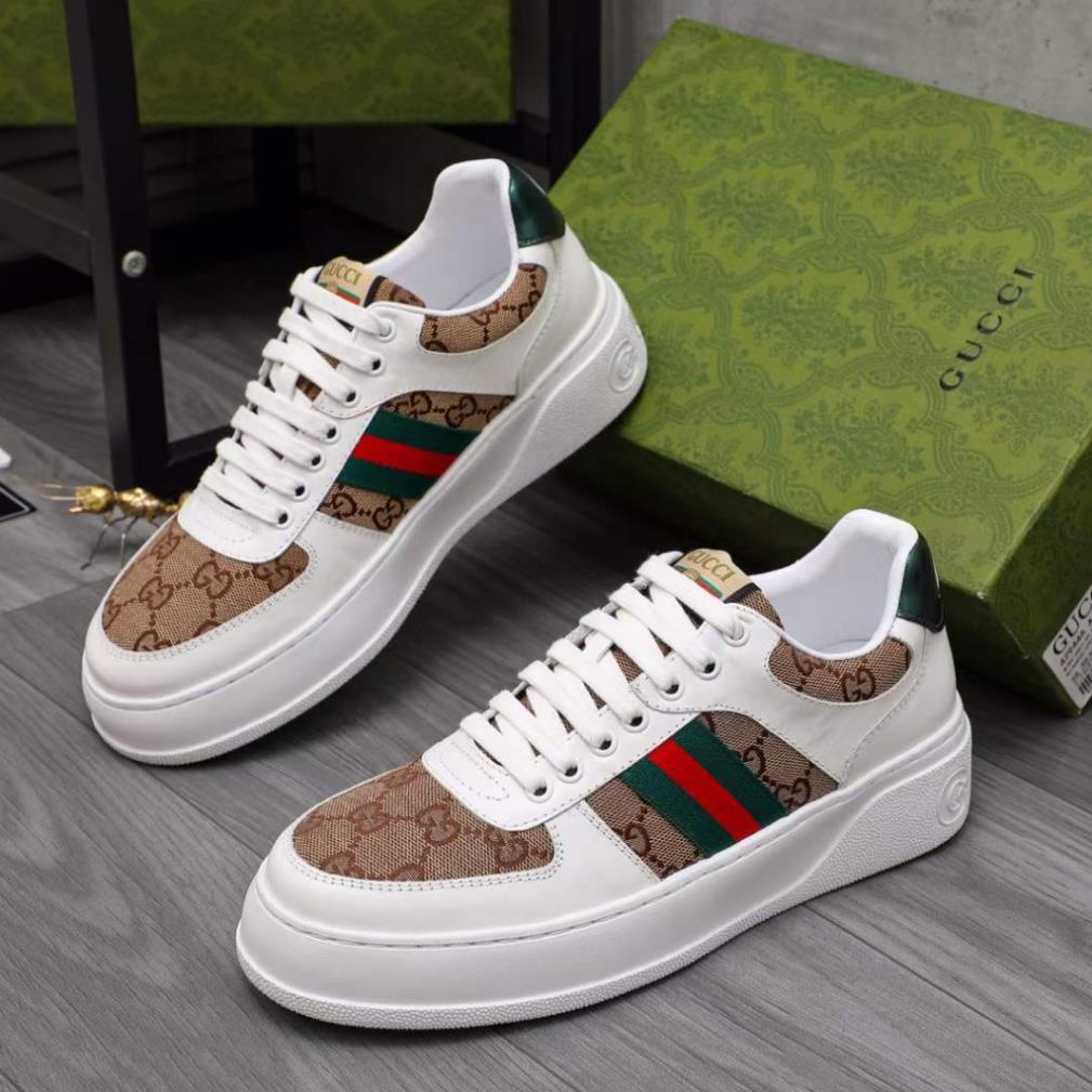 Giày thể thao nam cao cấp ,Giầy thể thao Gucci cao cấp hàng hiệu thoáng khí đi êm chân bền đẹp