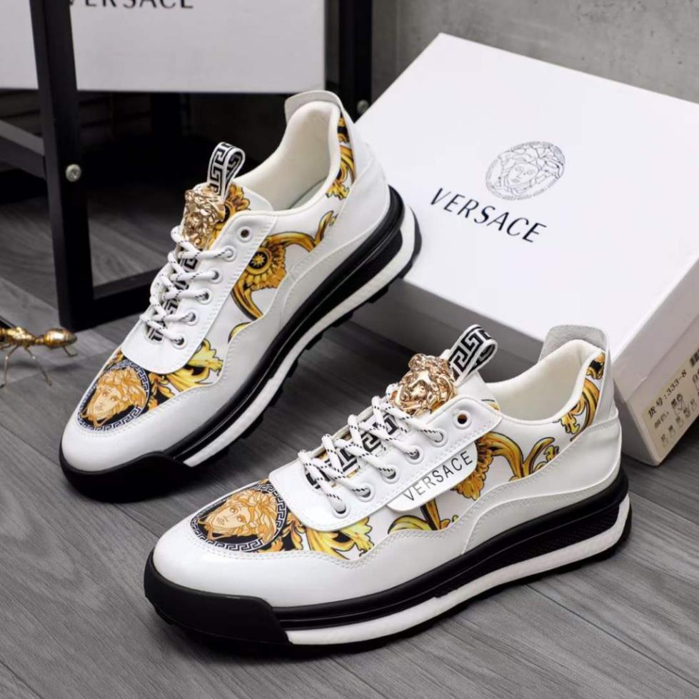 Giày thể thao nam cao cấp ,Giầy thể thao VERSACE cao cấp đế êm tạo cảm giác thoải mái khi di chuyển