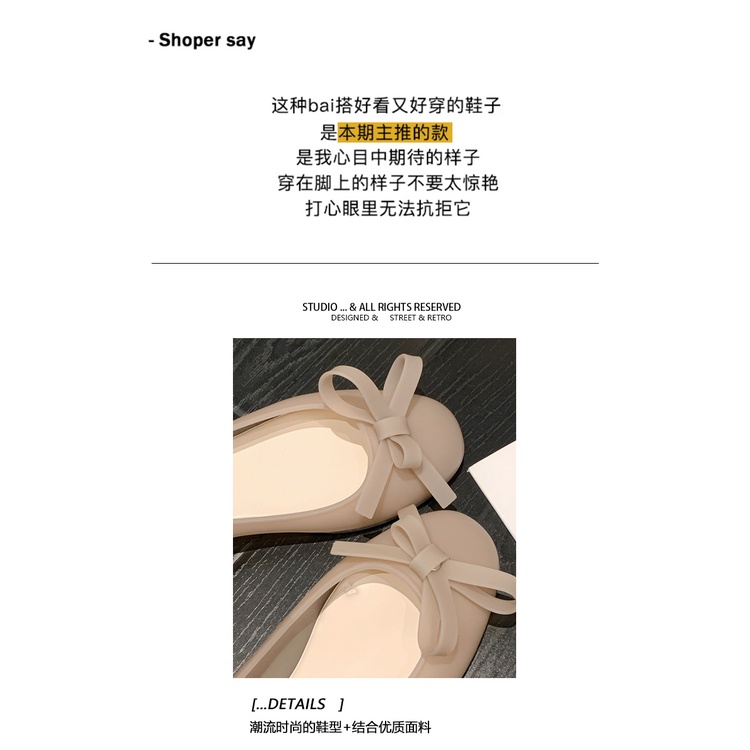 Sandal Đi Mưa Đế Cao Su Chống Trượt Chống Thấm Nước Phong Cách Mới Cho Nữ