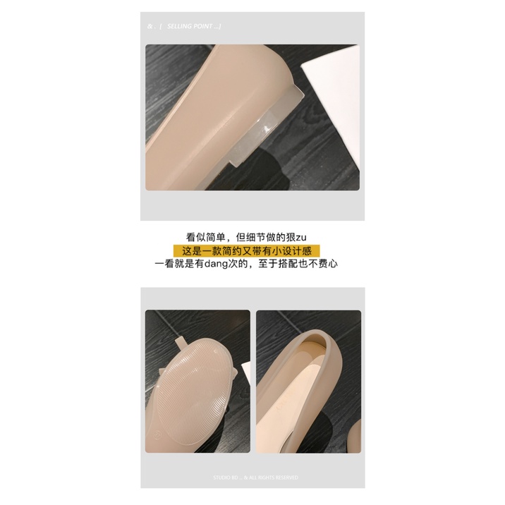 Sandal Đi Mưa Đế Cao Su Chống Trượt Chống Thấm Nước Phong Cách Mới Cho Nữ