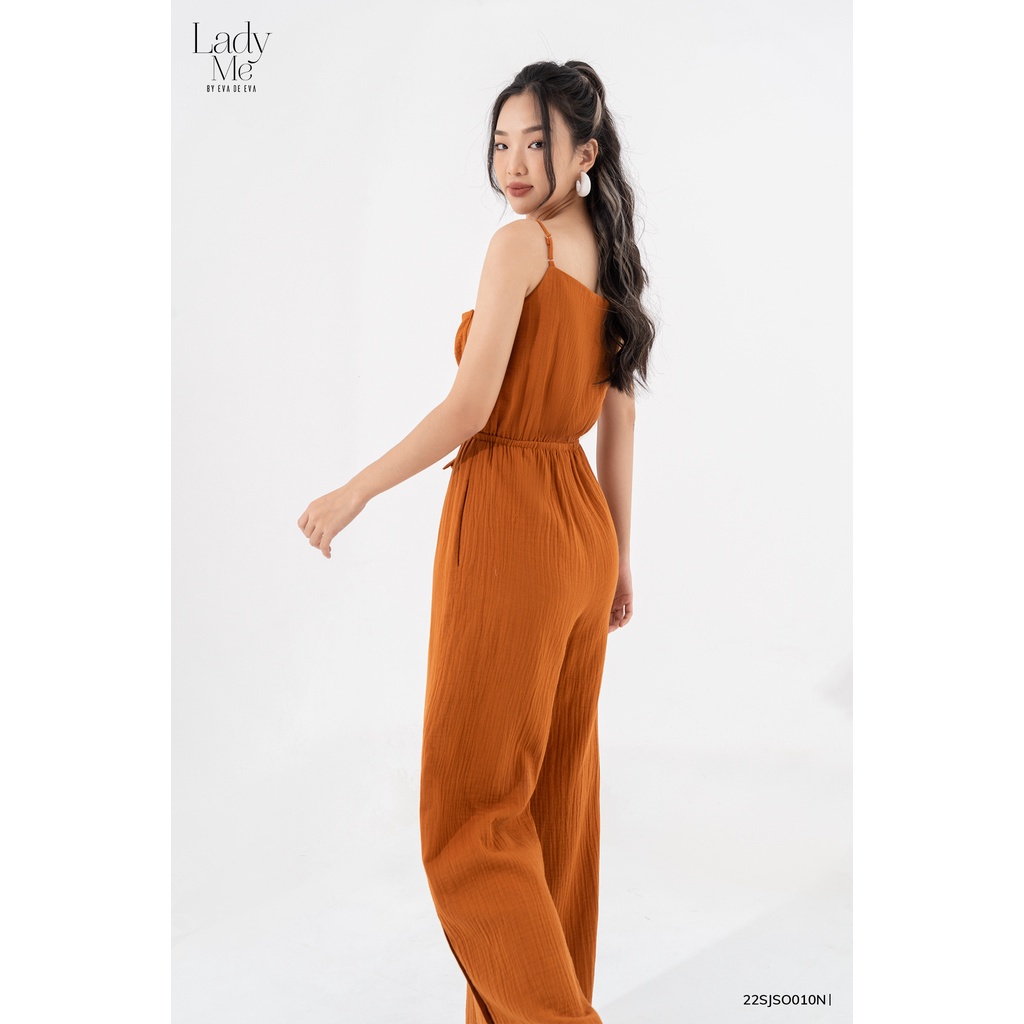 Jumpsuit nữ hai dây dài ống rộng LADY ME by Eva de Eva 22SJSO010C