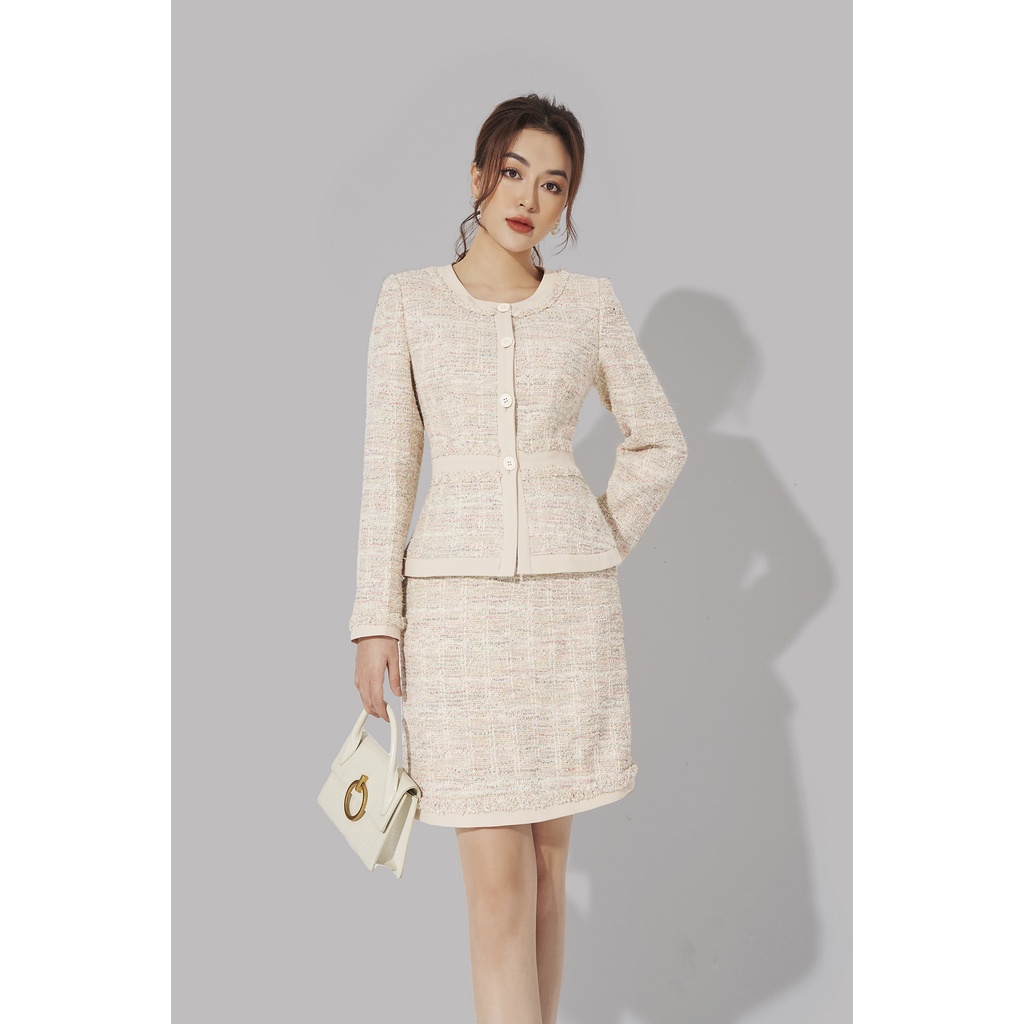 Chân váy ngắn chữ A Eva de Eva 21AVJE024O