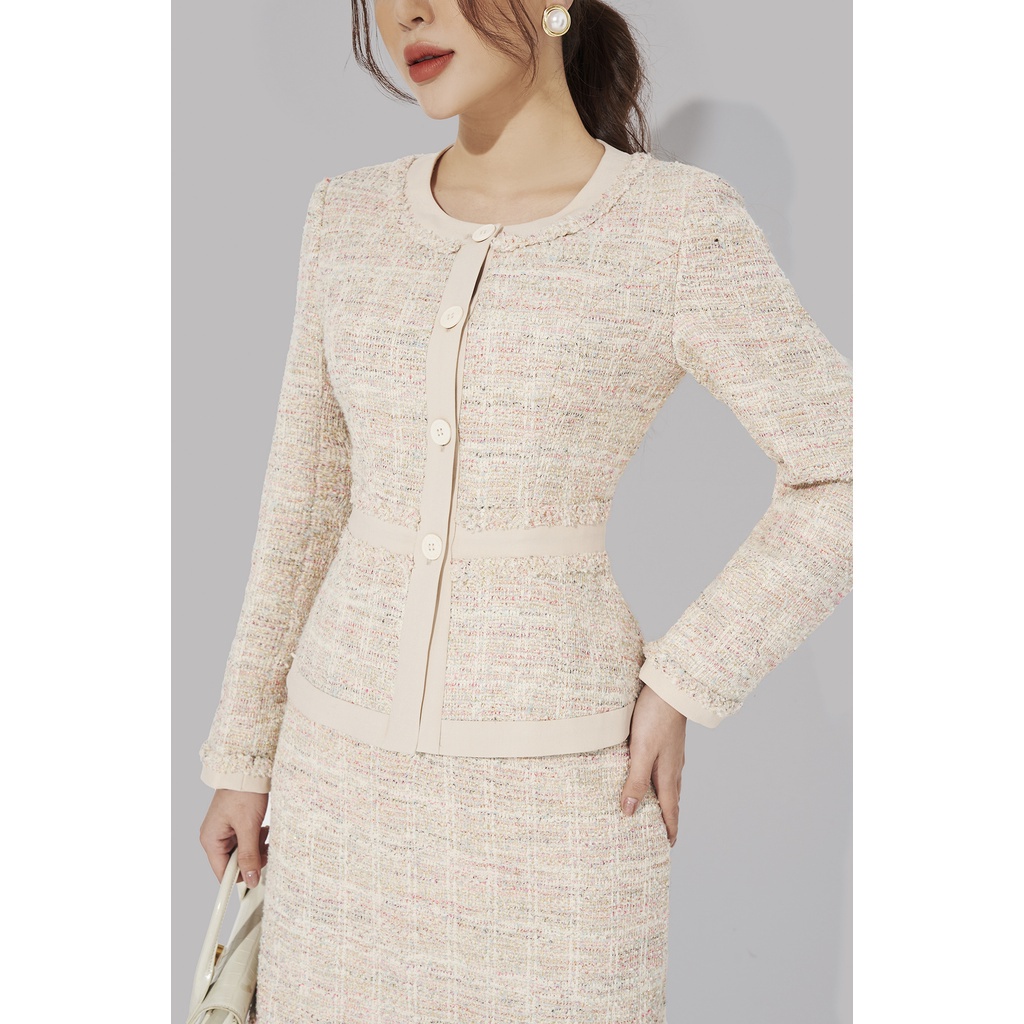 Chân váy ngắn chữ A Eva de Eva 21AVJE024O