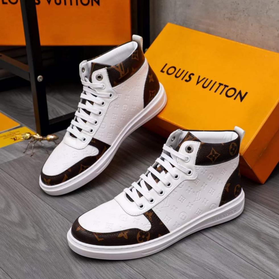 Giày thể thao nam cao cấp ,Giầy thể thao Louis Vuitton cao cổ thoáng khí bền đẹp đi ôm chân