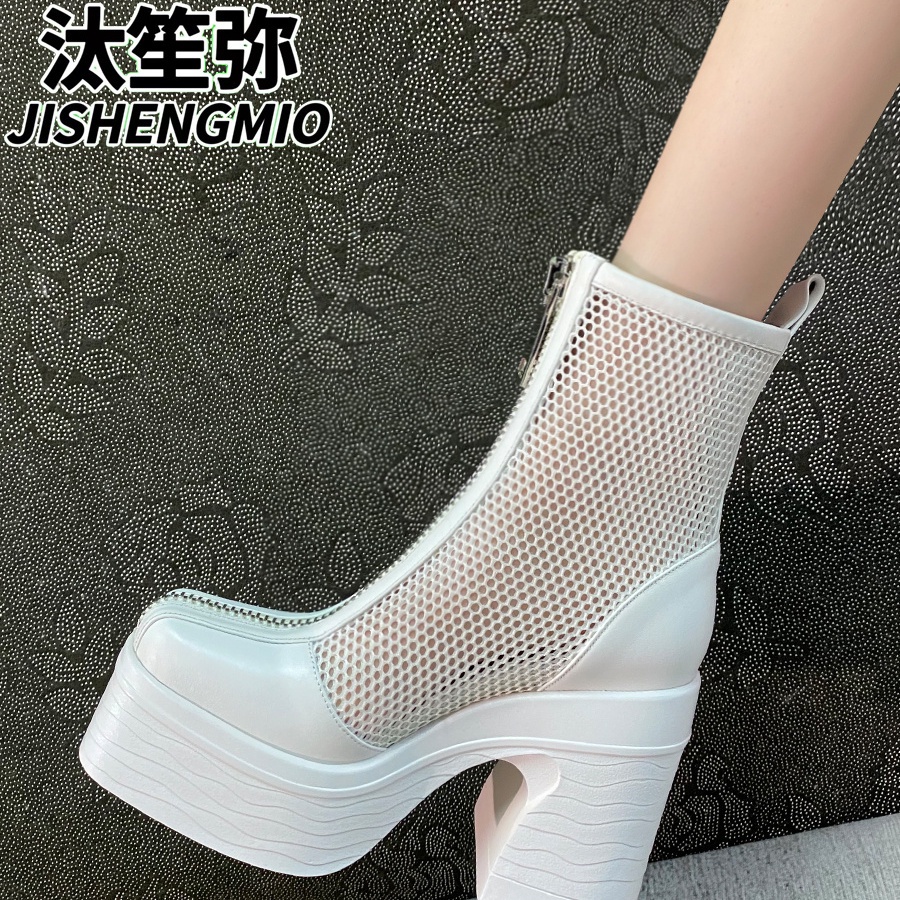 Giày Bốt Martin Đế Dày Bằng Da Thời Trang Xuân Hè 2023