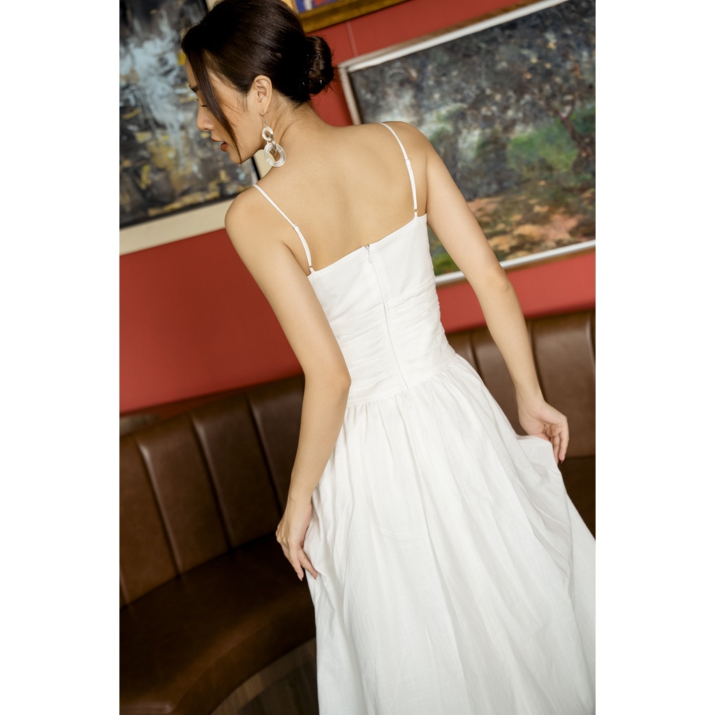 Đầm hai dây dáng thắt eo LADY ME by Eva de Eva 21SDKO070T