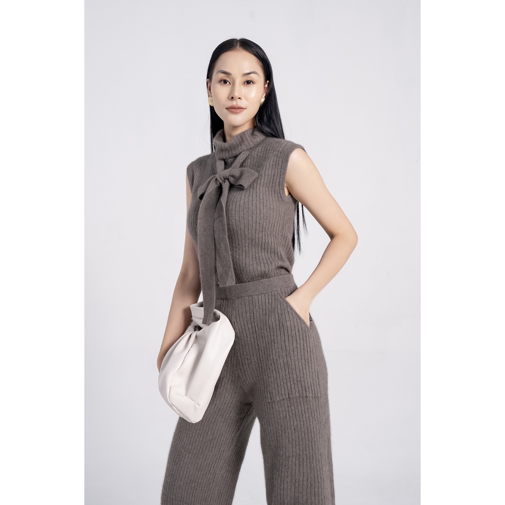 Quần dài len nữ ống suông Eva de Eva 21SQDE004G