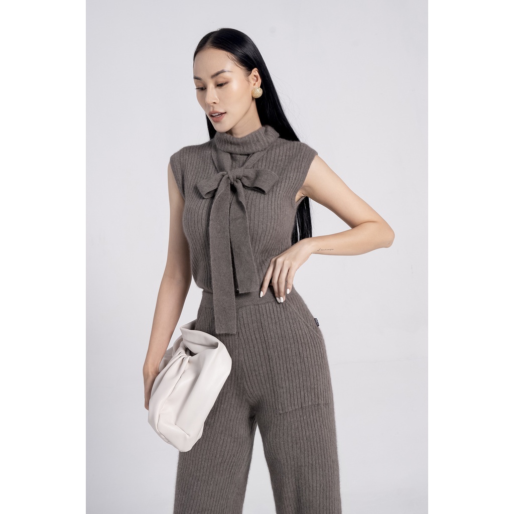 Quần dài len nữ ống suông Eva de Eva 21SQDE004G