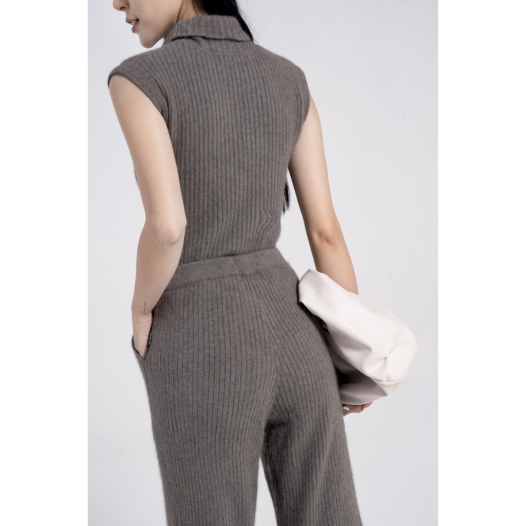 Quần dài len nữ ống suông Eva de Eva 21SQDE004G