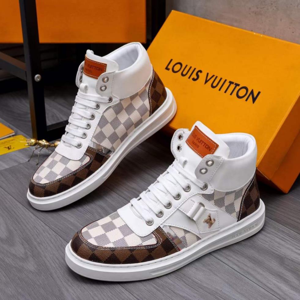 Giày thể thao nam cao cấp ,Giầy thể thao Louis Vuitton cao cổ bền đẹp thoáng khí dễ phối đồ