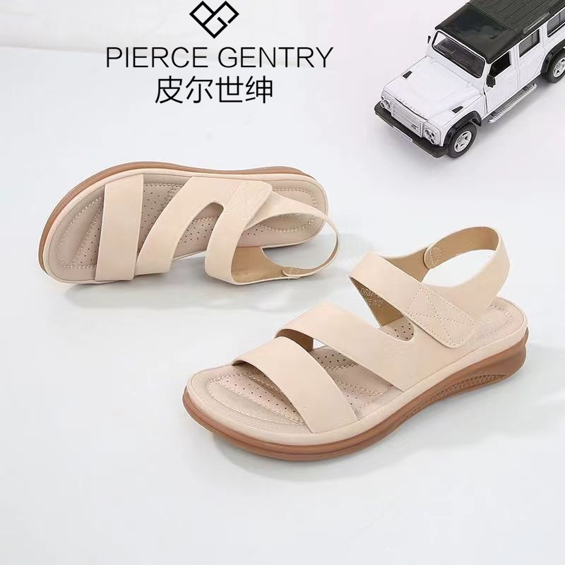 Giày Sandal Da Thật Đế Mềm Siêu Nhẹ Chống Mòn Thời Trang Mùa Hè 2023 Cho Nữ