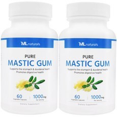 Good Luxury My Life Naturals Mastic Gum 1000mg 60 tablets 2 bottles