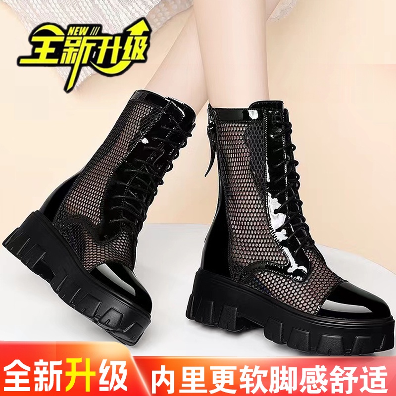 Giày Bốt Martin Mỏng Mùa Hè 2023 Phong Cách Mới Cho Nữ