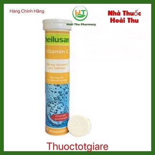 Viên sủi Heilusan Vitamin C - Bổ sung Vitamin C cho cơ thể ( Chính Hãng Đức )