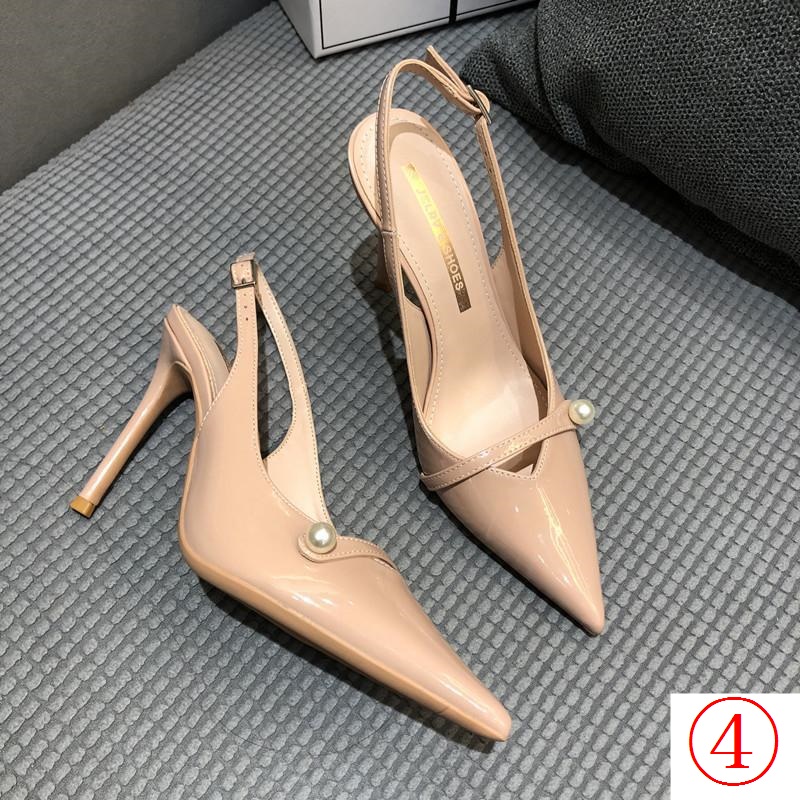 Craes cũng cảm thấy thoải mái!Giày Cao Gót Nữ Hở Ngón Màu Sắc Thời Trang