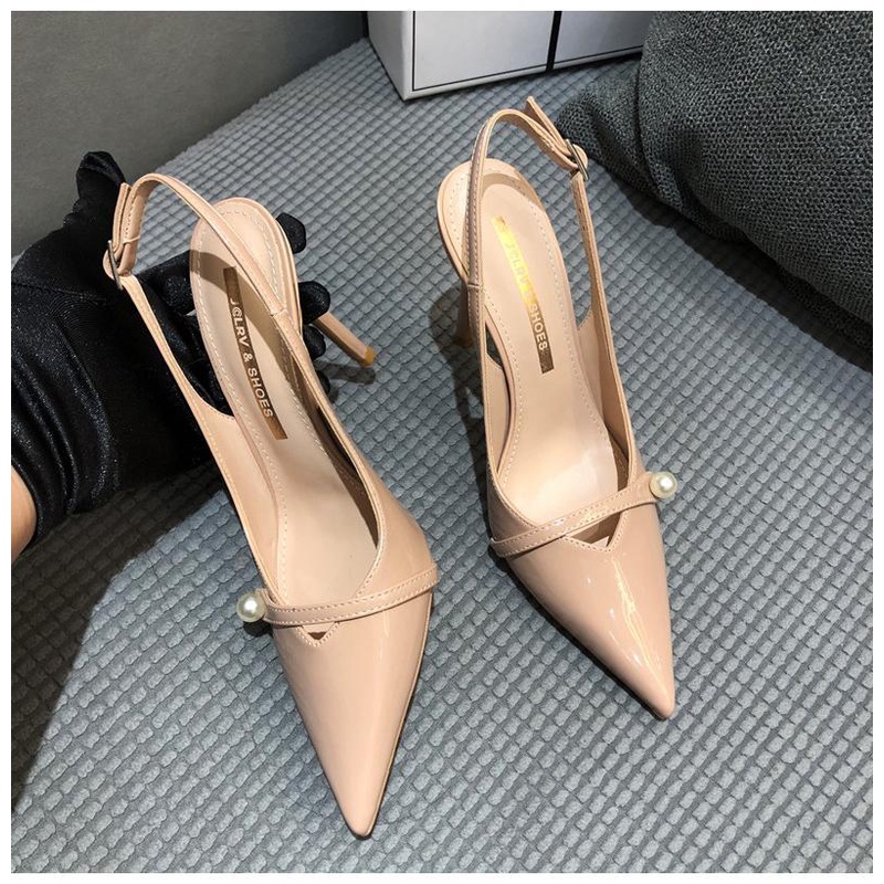 Craes cũng cảm thấy thoải mái!Giày Cao Gót Nữ Hở Ngón Màu Sắc Thời Trang