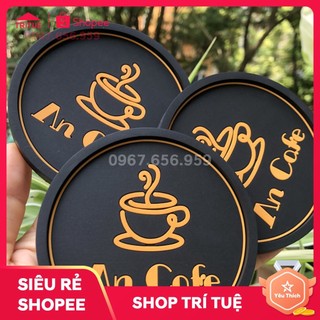 Lót ly cao su in ấn siêu đẹp - Đế lót ly in ấn theo yêu cầu giá rẻ.