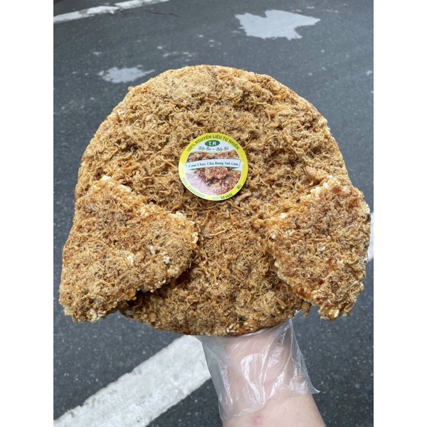 Cơm cháy đáy nồi chà bông Sài Gòn siêu ruốc sốt gói 500g