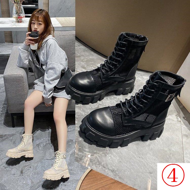 Giày Bốt Lưới Đế Mềm Mùa Hè 2023 Kích Thước Lớn 4042 Dễ Phối Đồ Cho Nữ 41-43