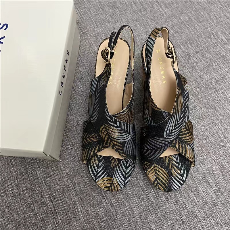 Sandal Cao Gót Hở Ngón Thiết Kế Mới Thời Trang Mùa Hè 2023 Dành Cho Nữ