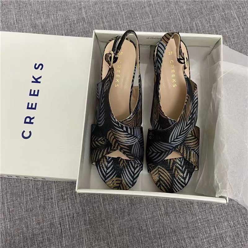 Sandal Cao Gót Hở Ngón Thiết Kế Mới Thời Trang Mùa Hè 2023 Dành Cho Nữ