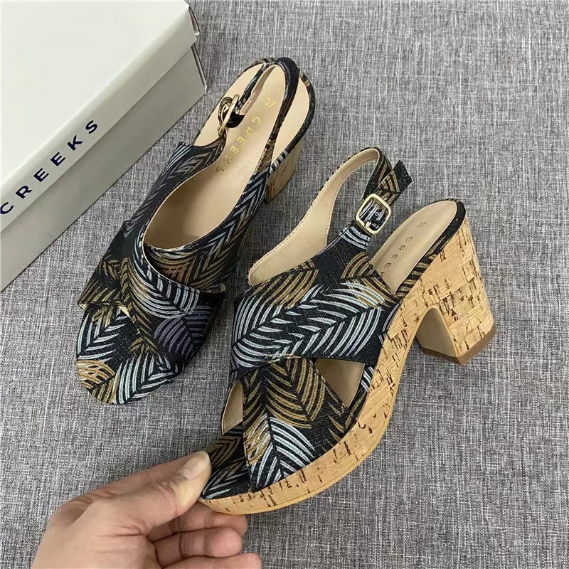 Sandal Cao Gót Hở Ngón Thiết Kế Mới Thời Trang Mùa Hè 2023 Dành Cho Nữ