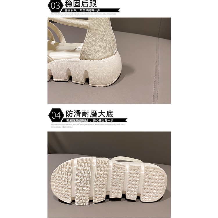 Sandal Đế Mềm Dày Chống Trượt Thời Trang Mùa Hè 2023 Cho Nữ