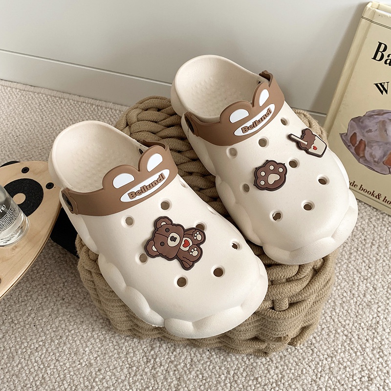 JN Studio  Dép SanDal đế bằng Chất Liệu EVA Siêu êm New 2023 High quality Korean Style Chất lượng cao Stylish B21H0EA 36Z230909