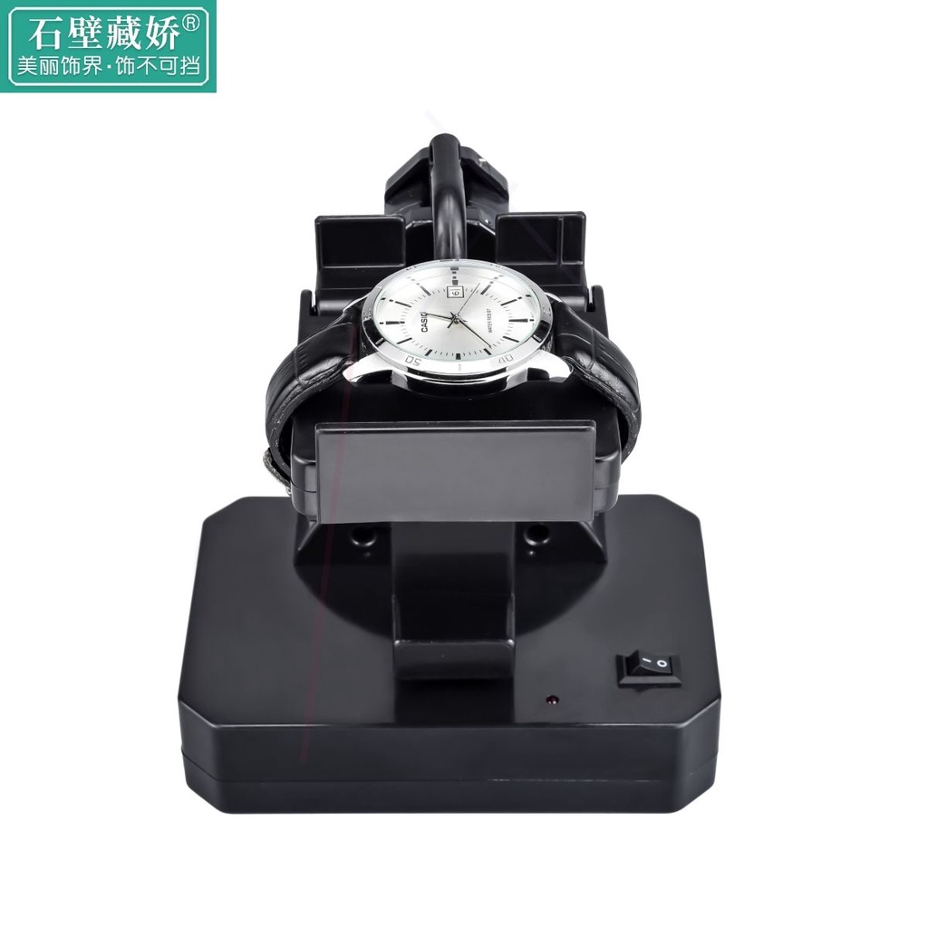 Hộp Lắc Đồng Hồ Cơ Tự Động Dạng Xoay Kèm Giá Đỡ#0407