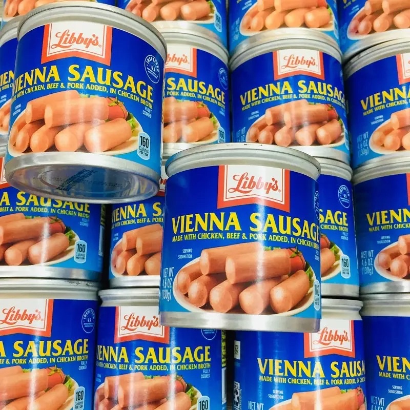 Xúc xích Mỹ đóng hộp Libby's Vienna Sausage