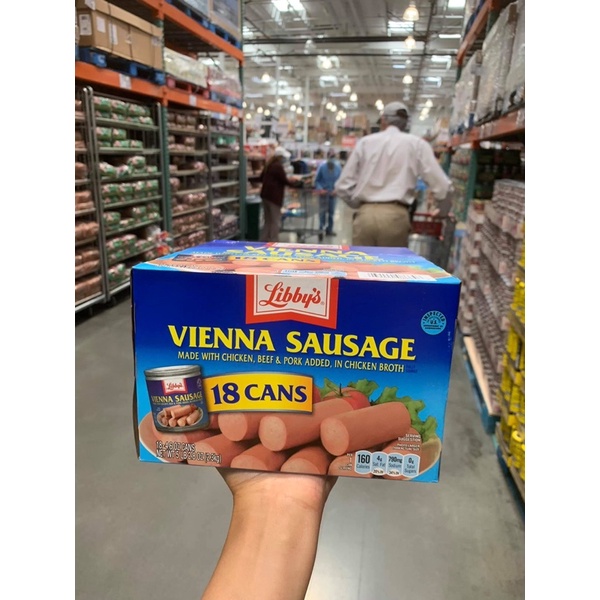 Xúc xích Mỹ đóng hộp Libby's Vienna Sausage
