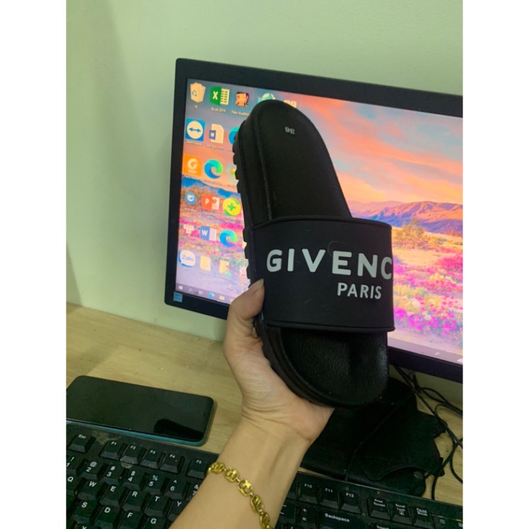 A Dép nam quai ngang Balen đế cao su đúc bền chống trơn trượt màu đen - BLĐ Koya