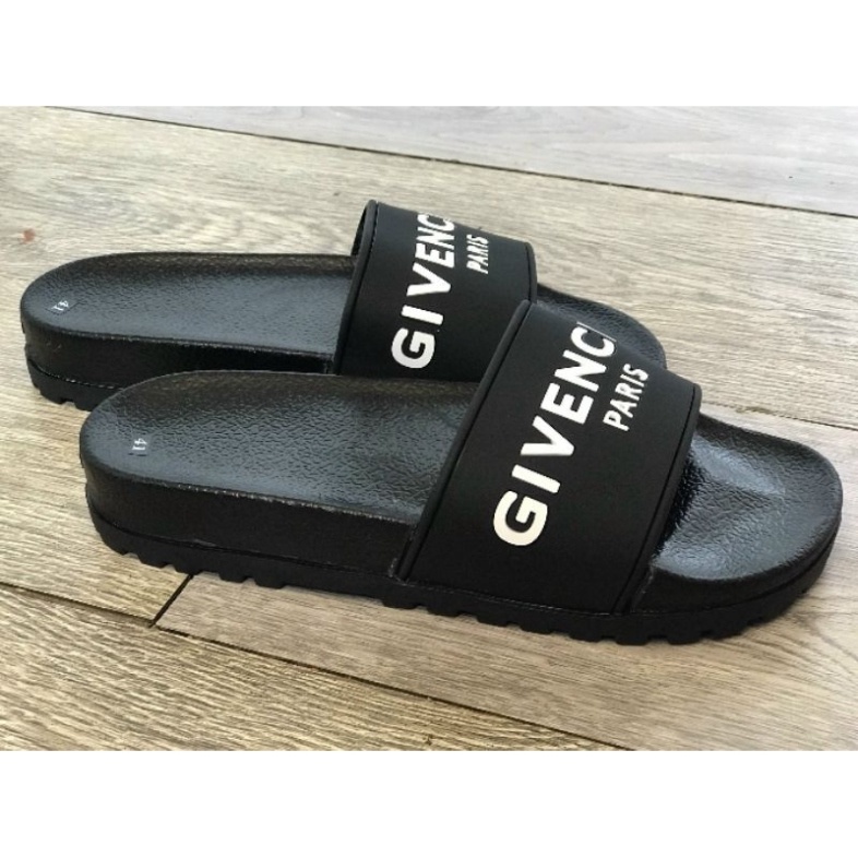 A Dép nam quai ngang Balen đế cao su đúc bền chống trơn trượt màu đen - BLĐ Koya