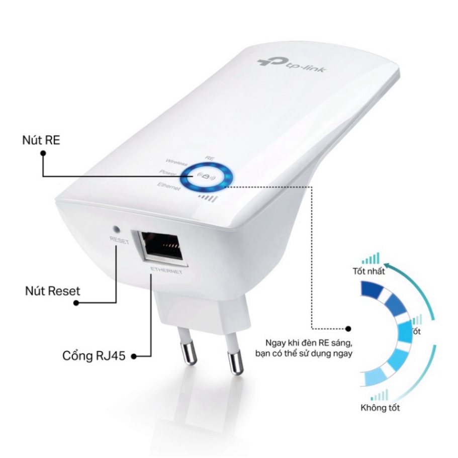Bộ Mở Rộng Sóng Wifi TP-Link TL-WA850RE Chuẩn N 300Mbps - Hàng Chính Hãng | BigBuy360 - bigbuy360.vn