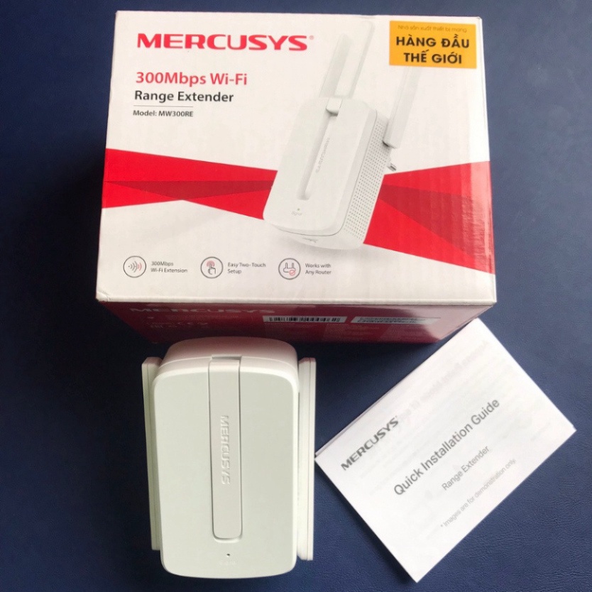 Bộ kích sóng wifi 3 râu Mercusys (wireless 300Mbps) cực mạnh, Cục thu phát hút mở rộng sóng wifi chính hãng VDS shop | BigBuy360 - bigbuy360.vn