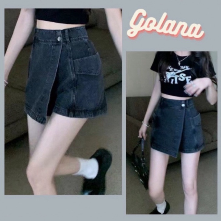 QUẦN GIẢ VÁY NỮ CẠP CAO CHẤT JEAN CÓ LOT ( CÓ BIGSIZE) HOT TREND