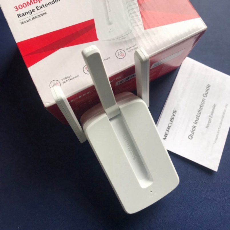 Bộ kích sóng wifi 3 râu Mercusys (wireless 300Mbps) cực mạnh, Cục thu phát hút mở rộng sóng wifi chính hãng VDS shop | BigBuy360 - bigbuy360.vn
