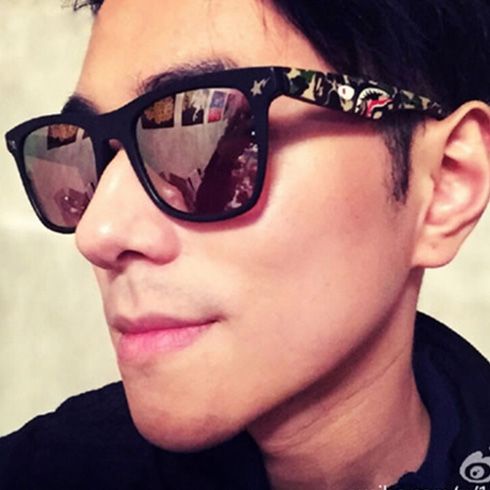 Kính Mát Thời Trang Phong Cách Hong Kong Họa Tiết Rằn Ri Cá Mập Ba Chiều Li Chen sam