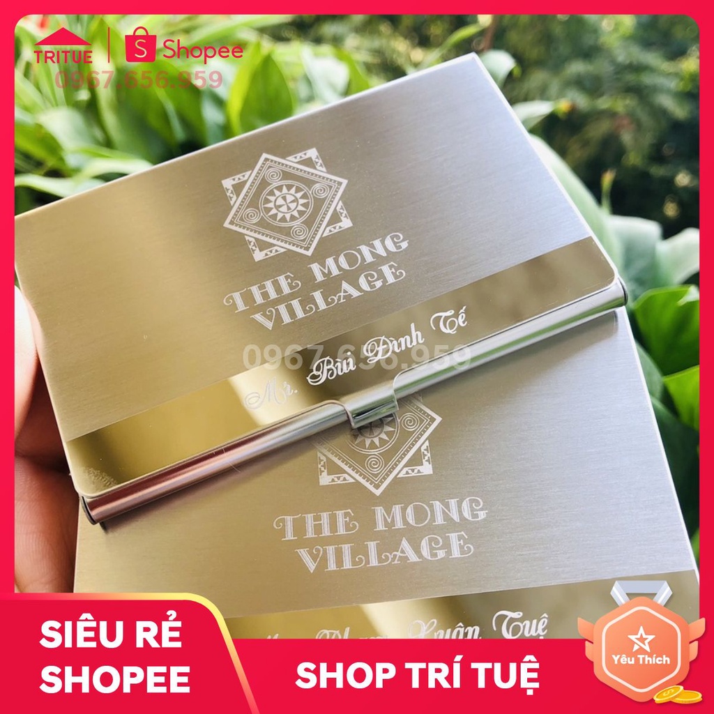 MẪU HỘP CARD - VÍ ĐỰNG THẺ CARD KHẮC THEO YÊU CẦU CHẤT LIỆU CAO CẤP